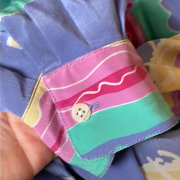 Christian Dior Chemises Vintage Print Blouse - Picture 2 of 5